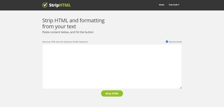 StripHTML.com StripHTML.com